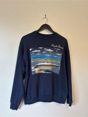 Vintage 90s Tultex Myrtle Beach Crewneck Sweatshirt